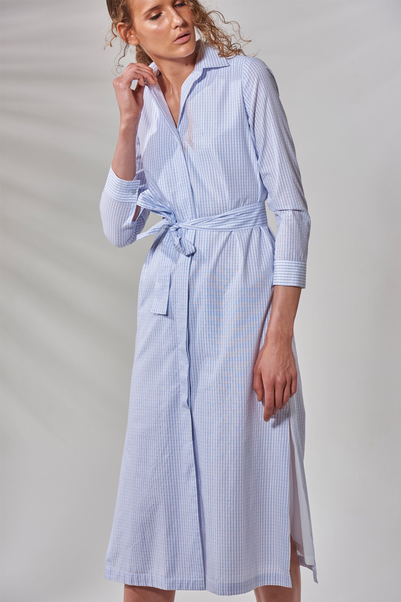 ZZ031502 Shirt Maxi Dress