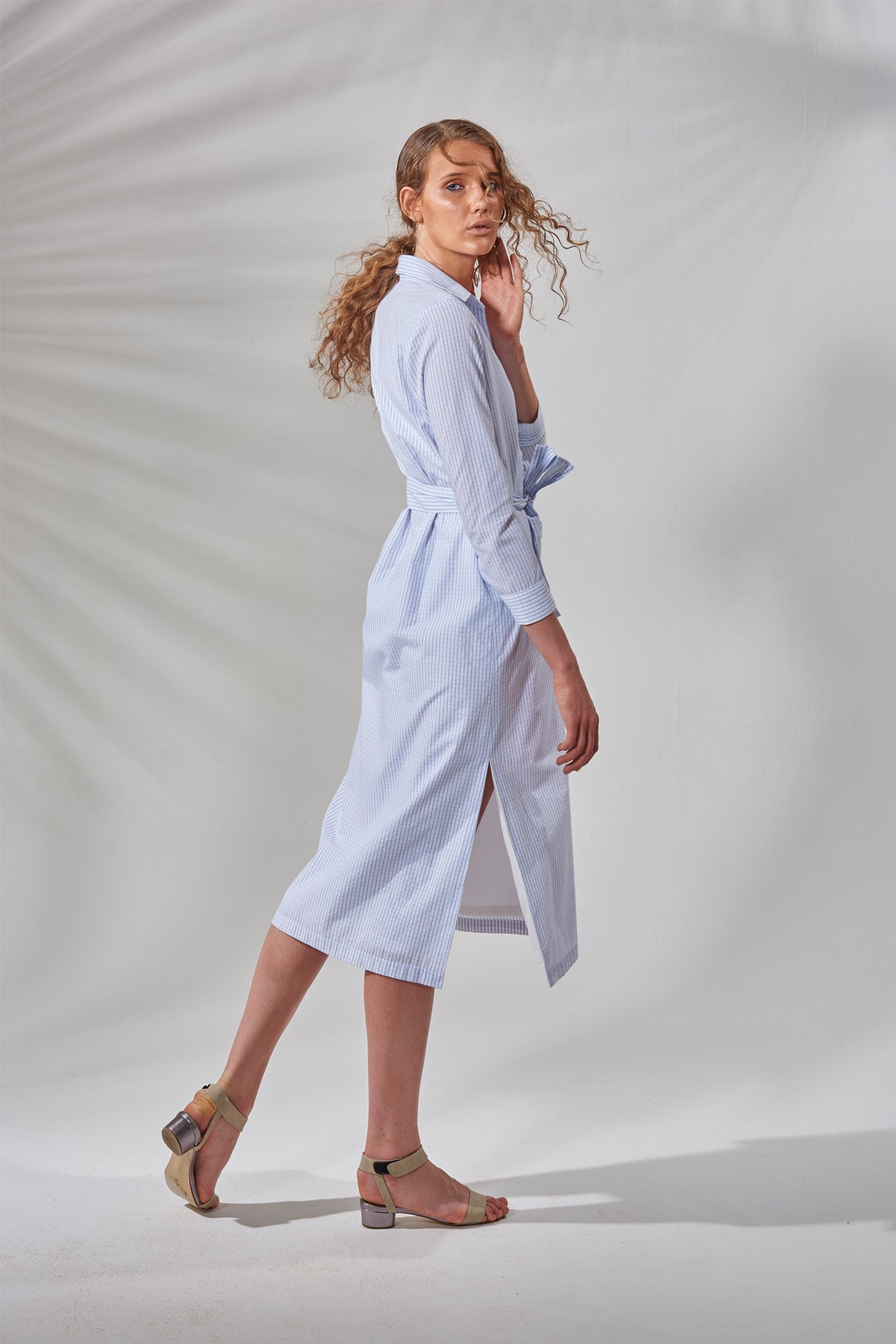 ZZ031502 Shirt Maxi Dress