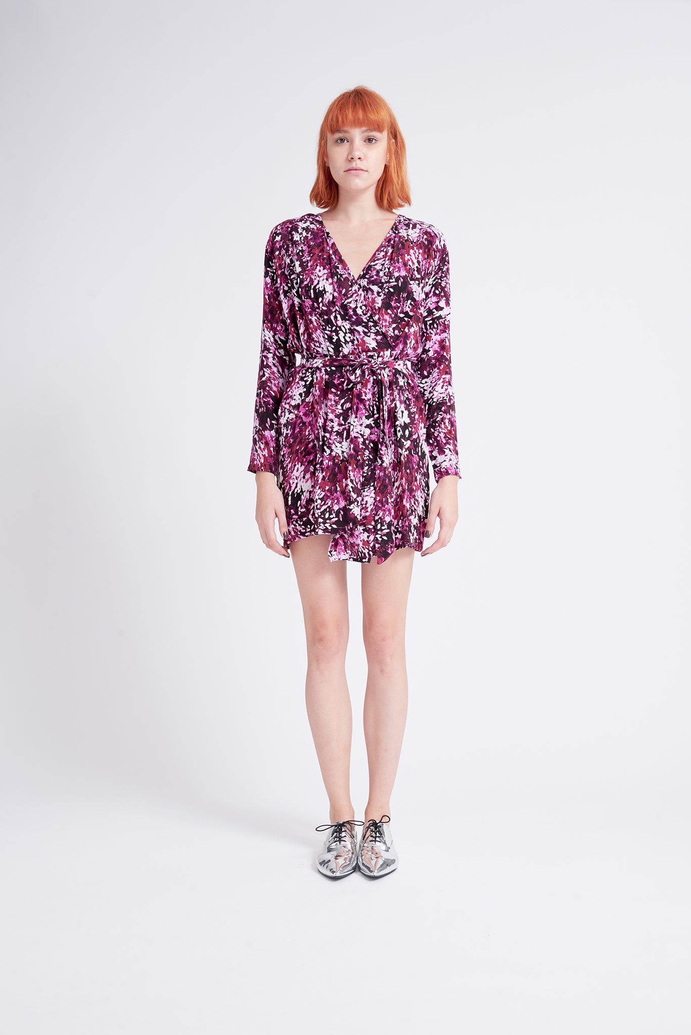 ZP091716DPR : WRAPPED DRESS