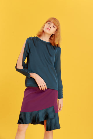 ZN121712T : OPEN-ARM LONG SLEEVE TOPS