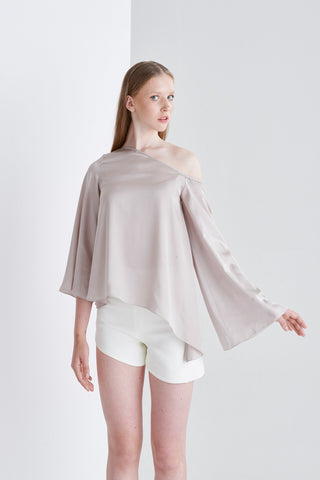 ZZ071508 One Shoulder Top