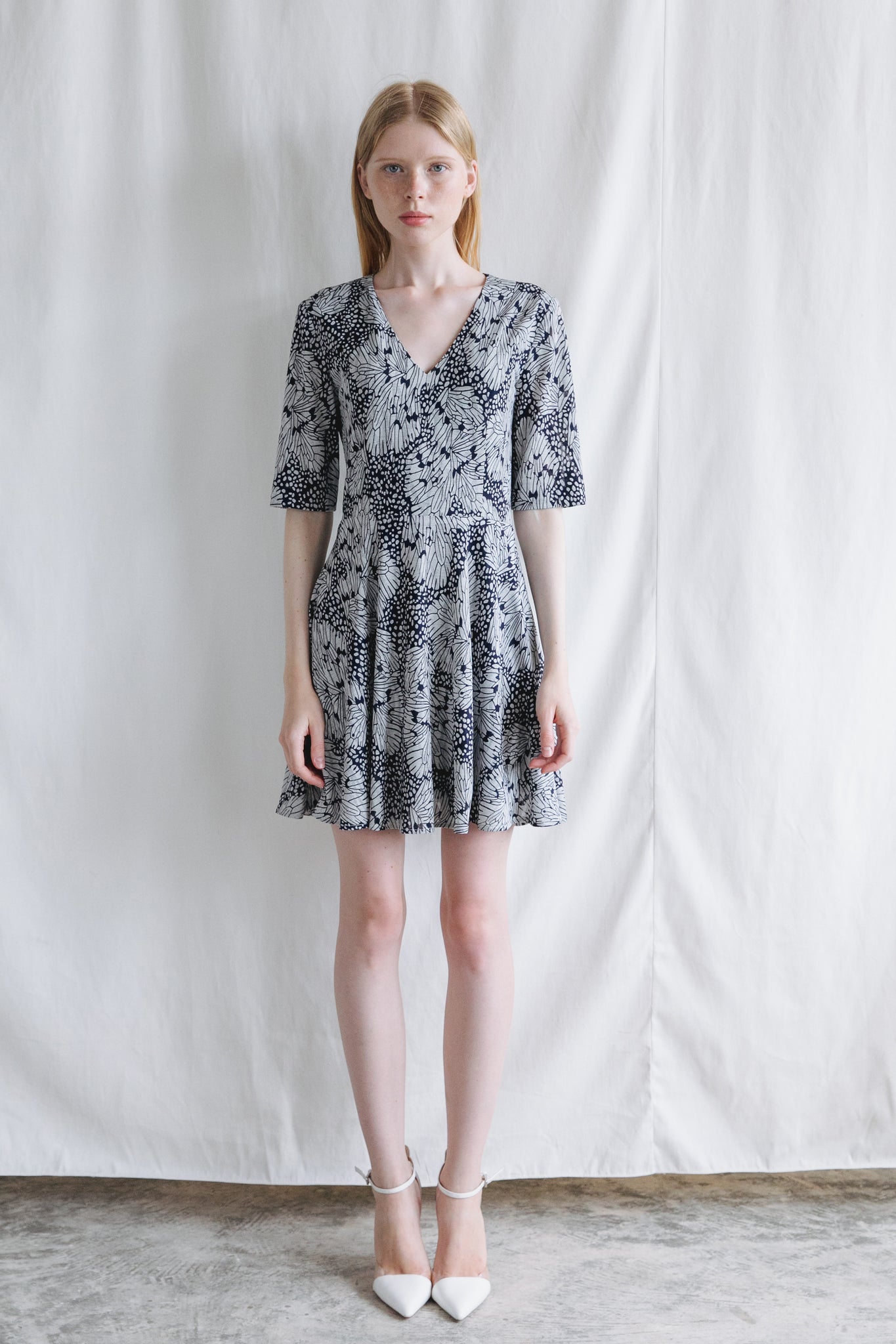 ZP091714DPR : FLORAL PRINT DRESS