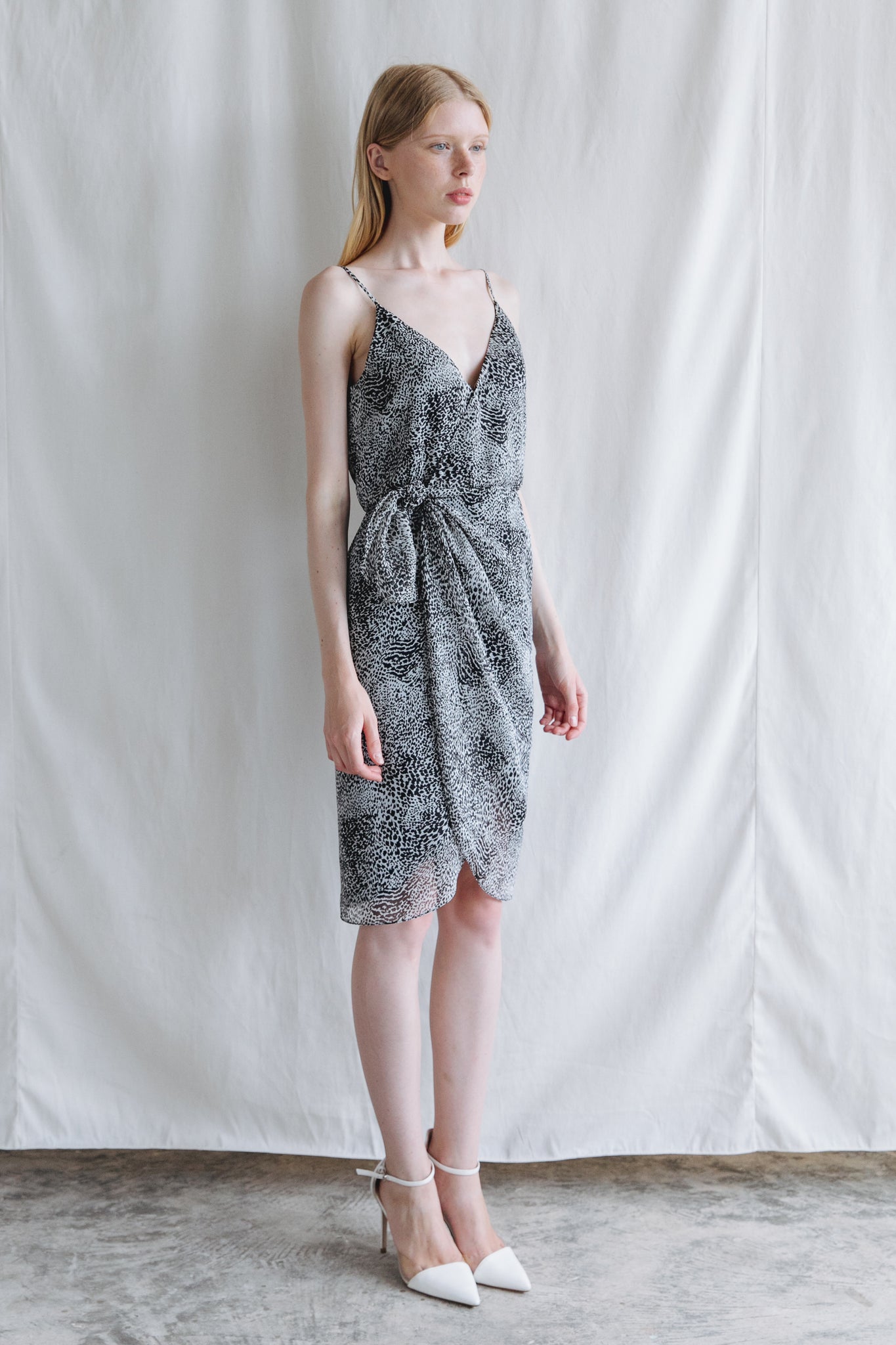 ZP091715DPR : PRINTED DRESS