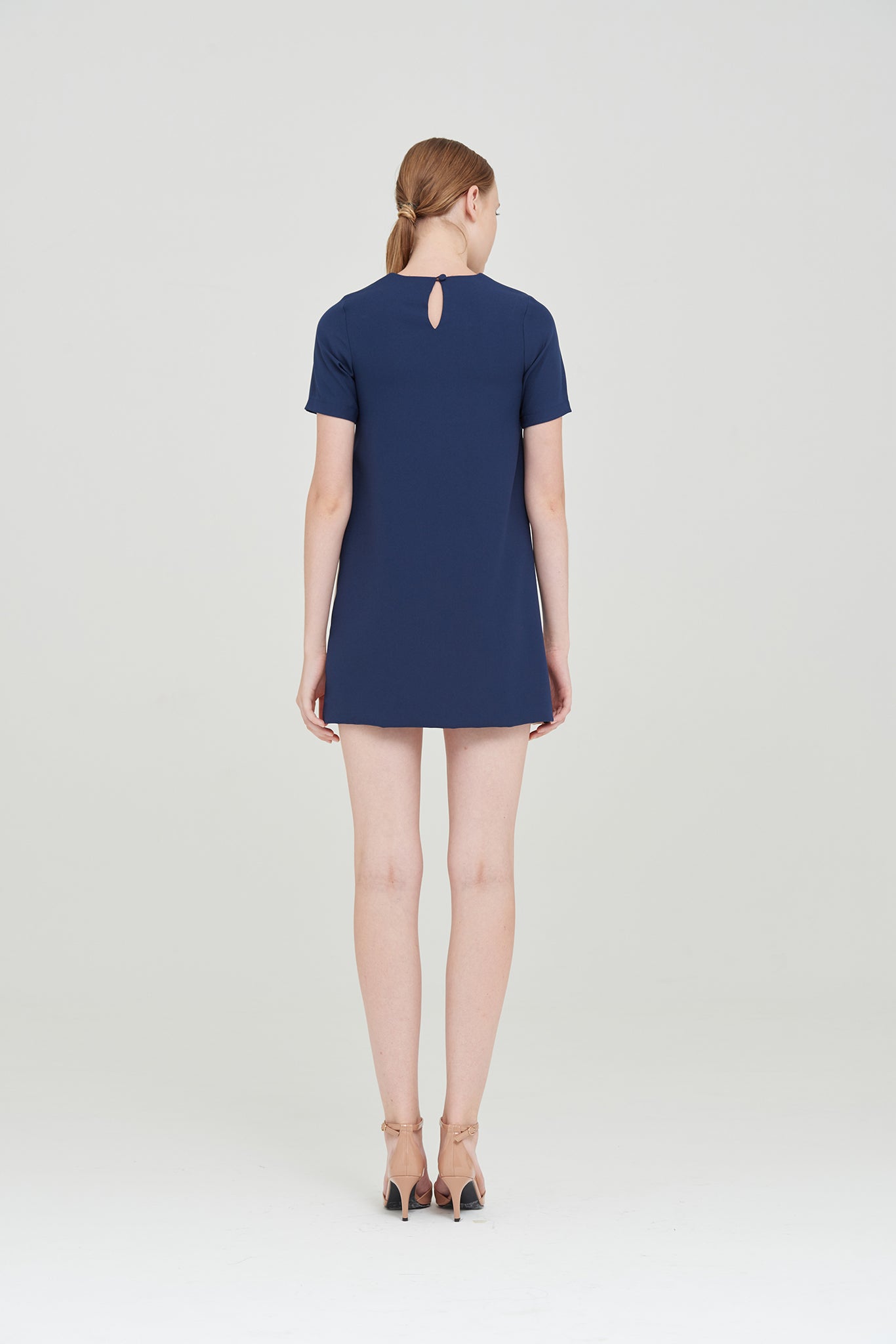 ZT101612D3T : THREE-TONE MINI DRESS