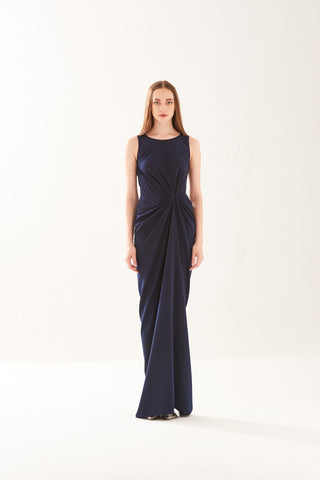 ZS021715DNV : DRAPED DRESS
