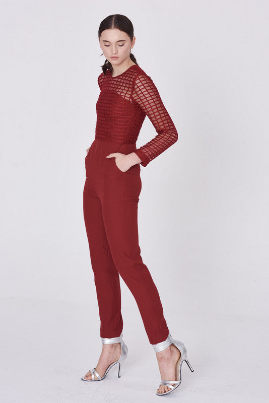 ZV061605JRD : JUMPSUIT