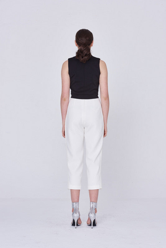 ZV061612TBK : DOUBLE COLLAR TOPS